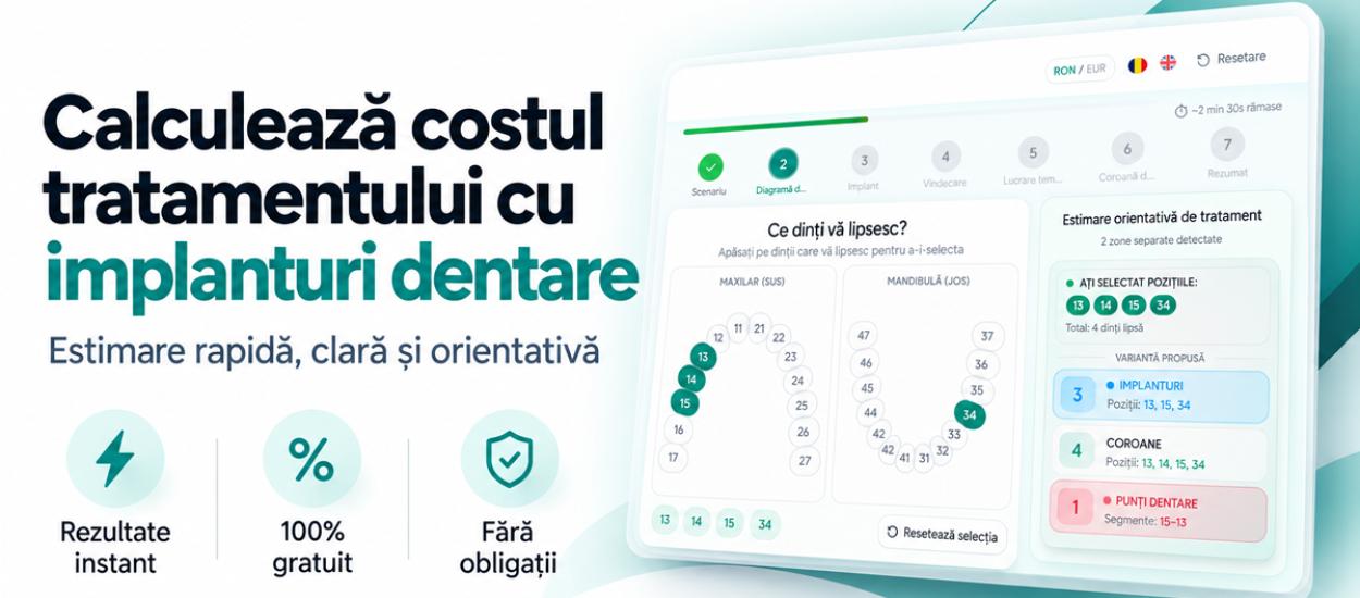 Înainte de consultație, mai puține necunoscute: cum ajută tehnologia pacienții care iau în calcul implanturile dentare 